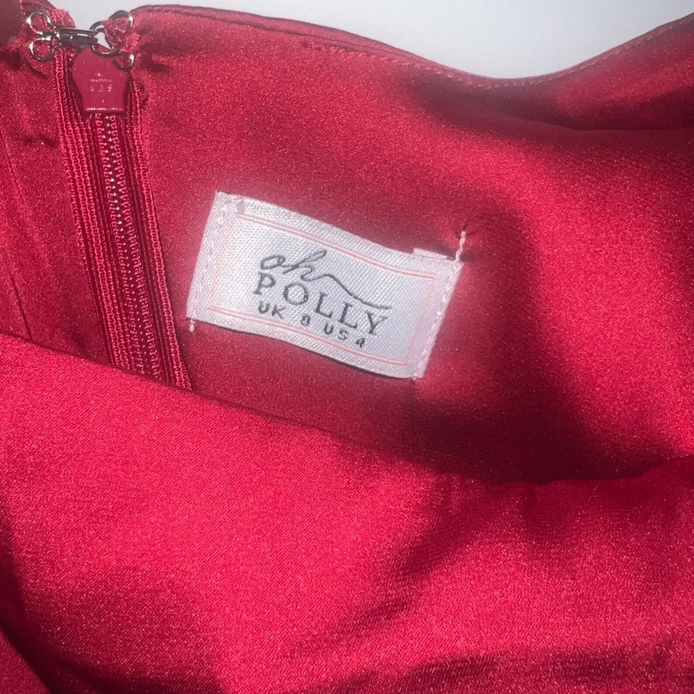 Oh Polly Mini Red Dress - Picture 6 of 8